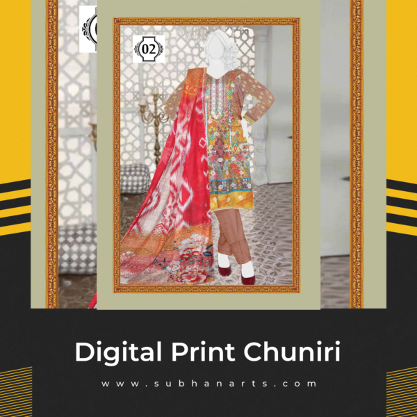 Digital Print Chuniri