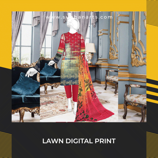 Lawn Digital Print